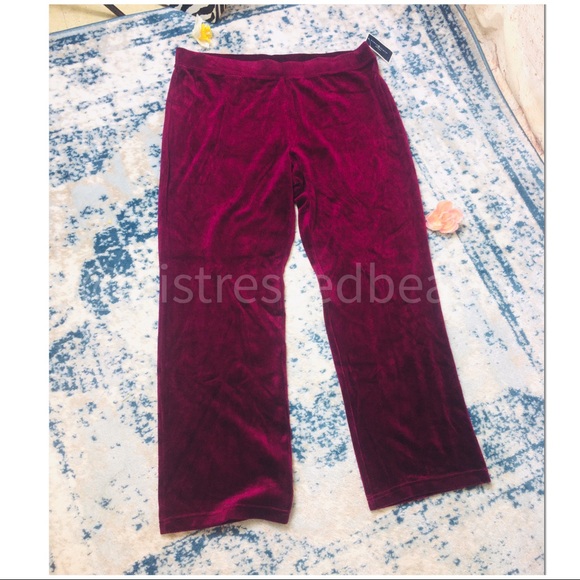 KAREN SCOTT | NWT | Velour PullOn Pants - Picture 6 of 14